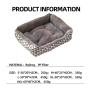 Manufacturer Wholesale Custom Logo Plush Comfortable Cat Dog Bed Calming