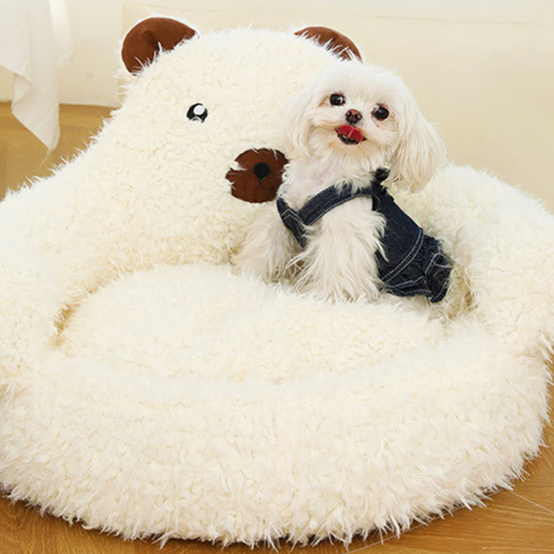 Manufacturer Wholesale Custom logo Plush Dog Sofa Bed
