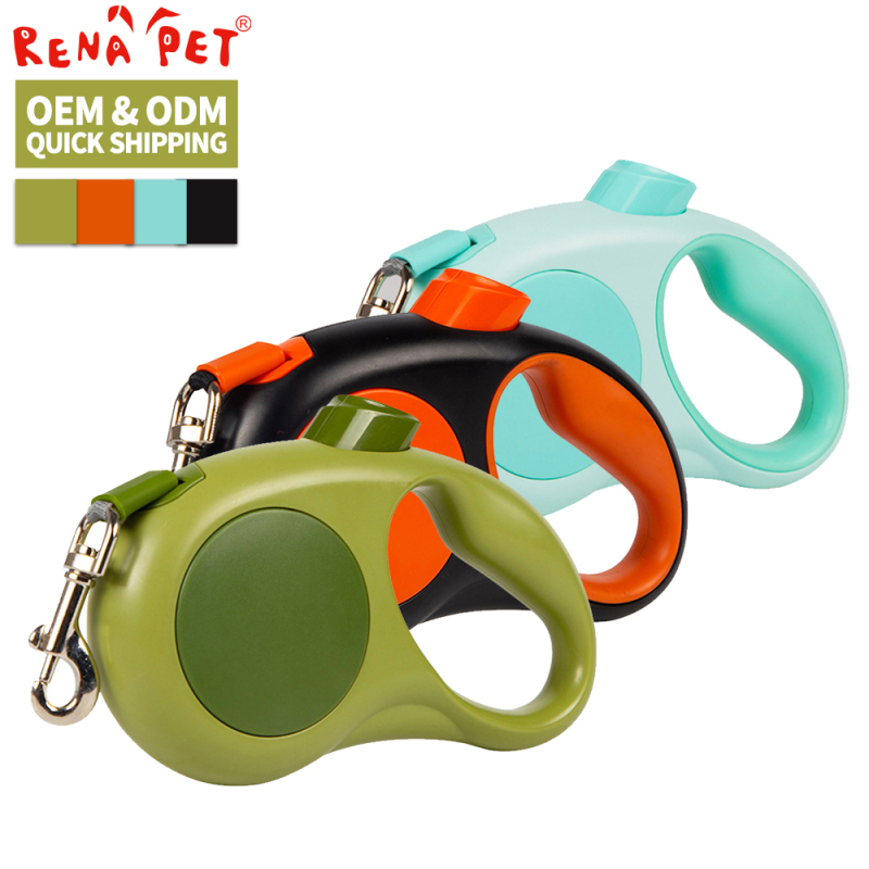 Wholesale 3M 5M Outdoor Pet Supplier Retractable Dog Leash