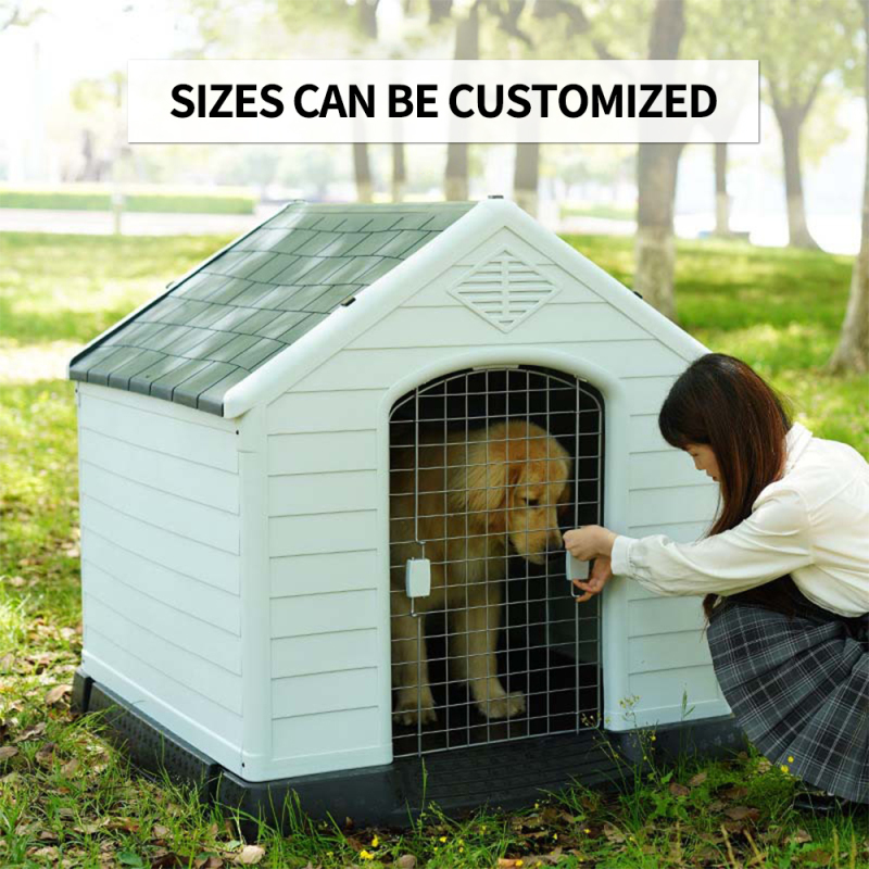 Manufacturer Wholesale Plastic Waterproof Outdoor Dog House