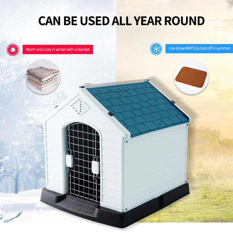 Manufacturer Wholesale Plastic Waterproof Outdoor Dog House