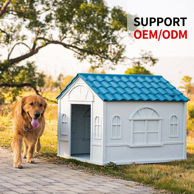 Manufacturer Wholesale Plastic Waterproof Outdoor Dog House