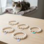 Wholesale Decorated Pearl Cat Collar Custom