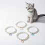 Wholesale Decorated Pearl Cat Collar Custom