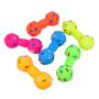 wholesale manufacturer colorful bite resistance bowling shape dog vinyl toy