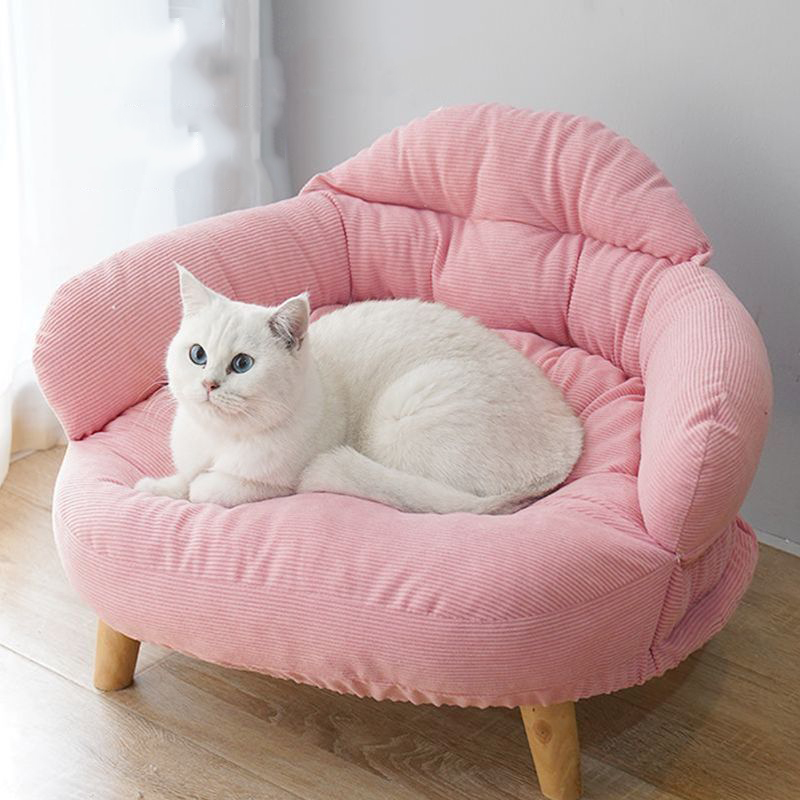 Wholesale Custom Logo Elevated Washable Soft Cat Dog Sofa Bed