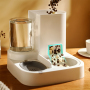 Manufacturer wholesale automatic water founatin with dog food dispenser