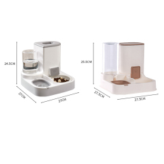 Manufacturer wholesale automatic water founatin with dog food dispenser