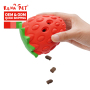 Wholesale Chew Strawberry Dragon Fruit Design Dog Rubber Toy