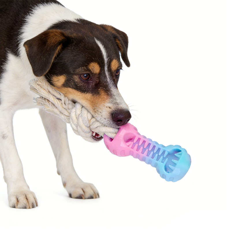 Wholesale Custom Logo Chew TPR Pet Product Dog Toy Rope