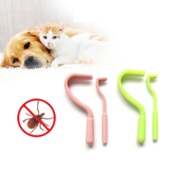 Manufacturer wholesale tpr large small set yellow orange green cat pet dog flea tick remover