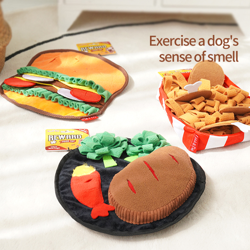 Wholesale Custom Logo Feeder Dog Sniff Plush Toy