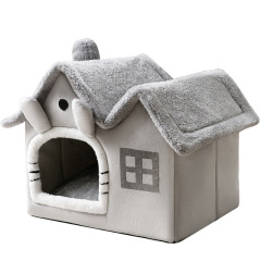 Manufacturer wholesale warm short plush detachable cat house