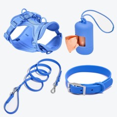 Wholesale Custom Logo Poop Bag Holder Dog Collar Leash and Harness Set