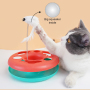 Wholesale Detachable Plastic Round Cat Play Toy