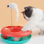 Wholesale Detachable Plastic Round Cat Play Toy