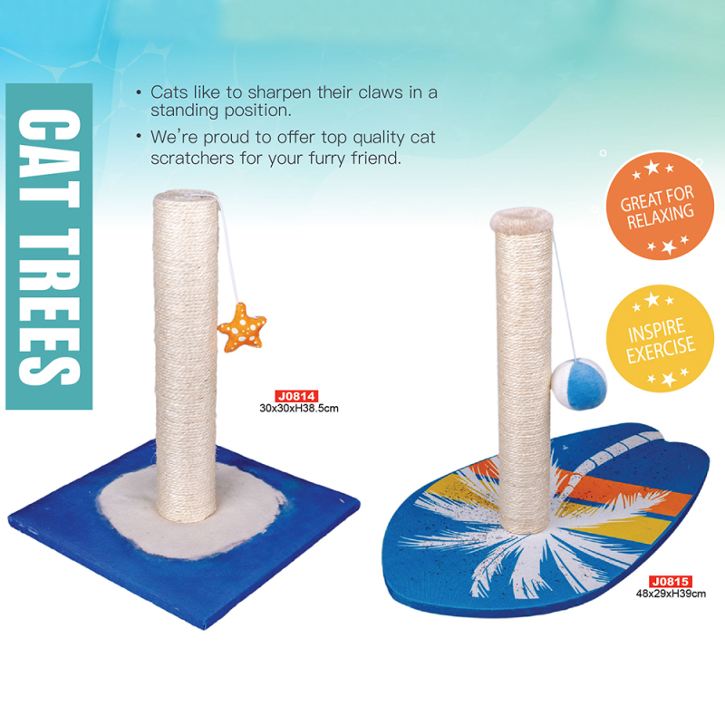 Manufacturer Wholesale Summer Holiday Design Sisal Small Tree Scratcher Cats Products
