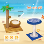 Manufacturer Wholesale Summer Holiday Design Sisal Small Tree Scratcher Cats Products