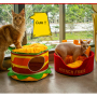 Manufacturer wholesale hamburger french fries cat bed cute design