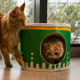 Manufacturer wholesale hamburger french fries cat bed cute design