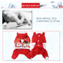 Top grade designer wholesale christmas pet dog clothes