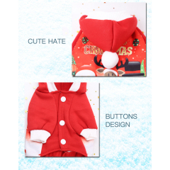 Top grade designer wholesale christmas pet dog clothes
