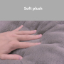 Manufacturer wholesale warm grey pink yellow cat soft plush bed