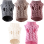 Manufacturer wholesale multi-colors warm soft winter sweater pet dog clothes