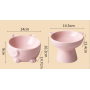 Wholesale Ceramic 15 Degree Inclined Cat Bowls