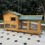 Wholesale Luxury Wooden Outdoor Waterproof Large Rabbit Cage House Chicken Coop