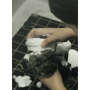 Manufacturer wholesale pink blue white grooming dog bath brush