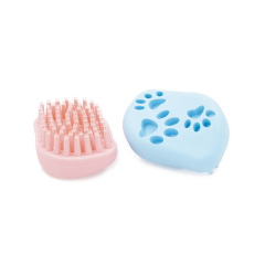 Manufacturer wholesale pink blue white grooming dog bath brush