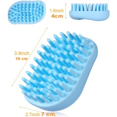 Manufacturer wholesale pink blue white grooming dog bath brush