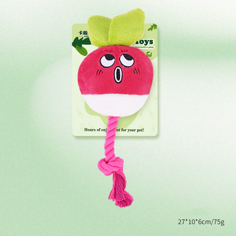 Wholesale Custom Logo Cute Chew Plush Rope Pet Product Dog Toys High Quality