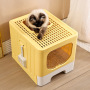 Wholesale Plastic Washable Cat Litter Box with Shovel