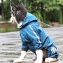 Wholesale Waterproof Reflective Stripe Dog Raincoat