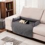 Wholesale Manufacturer Pet Supplier Grid Design Large Dog Sofa Bed