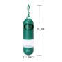 Manufacturer wholesale functional black blue green dog poop bag with dispenser 2 in 1