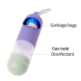 Manufacturer wholesale functional black blue green dog poop bag with dispenser 2 in 1