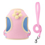 Wholesale Cheap Spring Breathable Cat Small Dog Harness and Leash