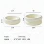 Wholesale Round Ceramic Dog Cat Bowl Elevated