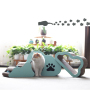 Manufacturer wholesale cute design corrugated cat scratcher cardboard