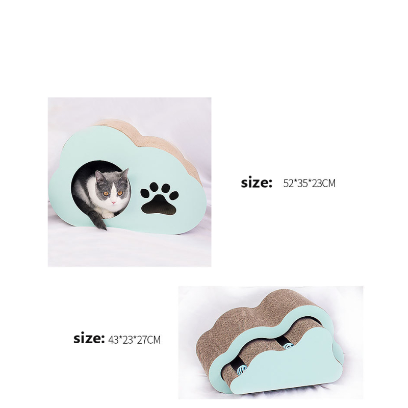 Manufacturer wholesale cute design corrugated cat scratcher cardboard