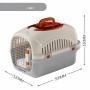 Wholesale Portable Breathable Plastic Travel Small Dog Cat Cage