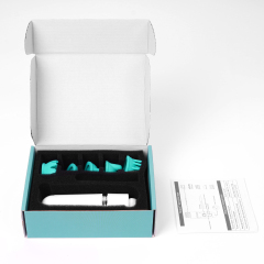 Manufacturer wholesale electric silicone five heads replaceable rechargeable pet cat massager