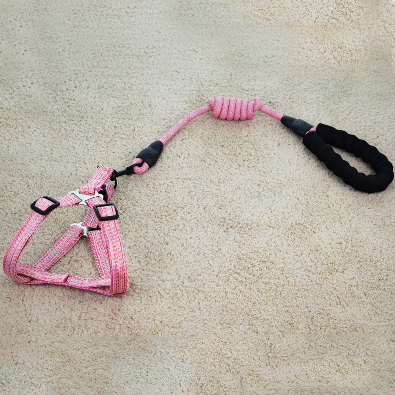 Manufacturer wholesale custom logo dog harness with leash set