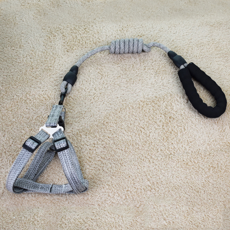 Manufacturer wholesale custom logo dog harness with leash set