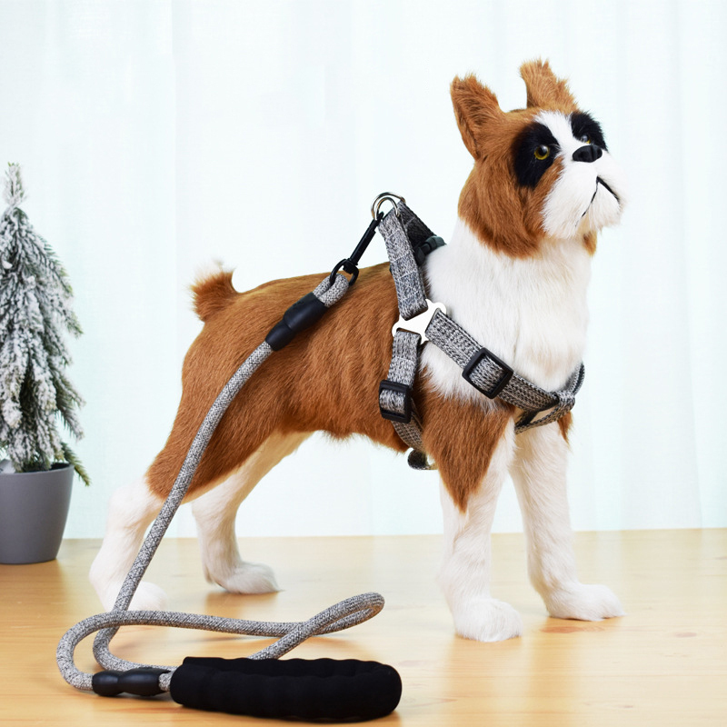 Manufacturer wholesale custom logo dog harness with leash set