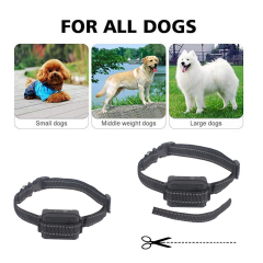 Wholesale manufacturer rechargeable adjustable electric remote vibration beep static shock pet dog training collar