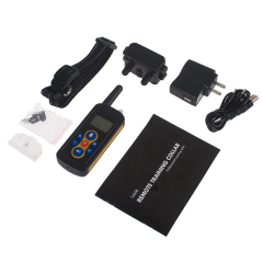 Wholesale manufacturer rechargeable adjustable electric remote vibration beep static shock pet dog training collar